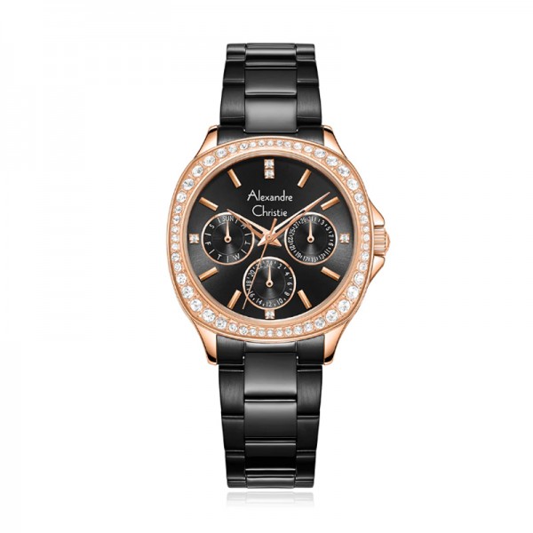 Alexandre Christie AC 2B85 Rosegold Black BFBBRDG Alexandre Christie AC 2B85 Rosegold Black BFBBRDG